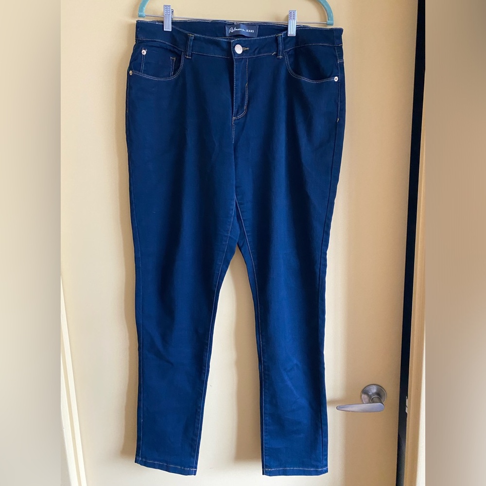 Reitmans skinny blue jeans size 14/15